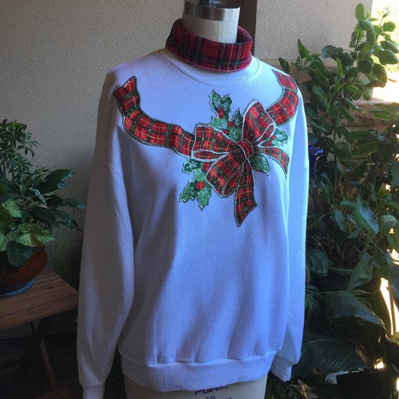 Jerzees Hand-Painted Top w/Holiday Motif NWOT - Picture 7 of 12